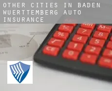 Other cities in Baden-Wuerttemberg  auto insurance